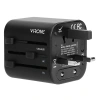 Adapter podróżny Virone TA1 Go World 100–240V 8A – uniwersalna przejściówka EU UK USA AUS