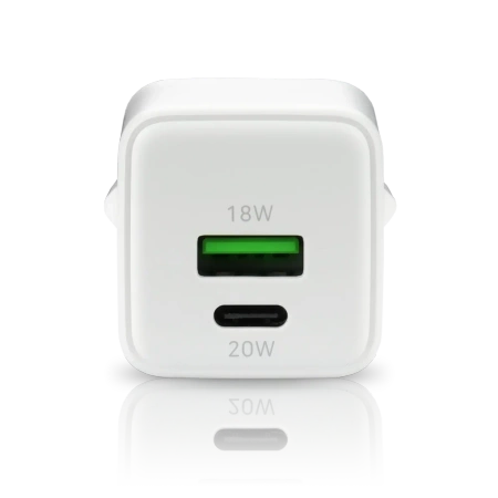 Ładowarka sieciowa everActive GaN SC-330Q z gniazdem USB QC3.0 oraz USB-C PD 20W