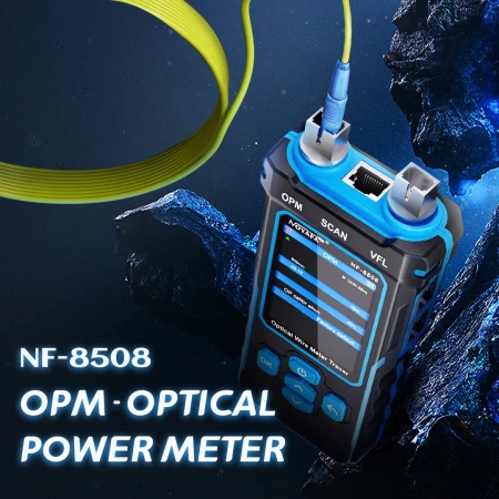 Tester kabli sieciowych LAN i światłowodów 9w1 z PoE, VFL i OPM, Noyafa NF-8508