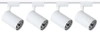 Zestaw oświetlenia szynowego: 4 reflektory LED 15W, 2m szyny + akcesoria, biały