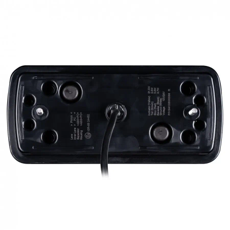 Lampa tylna LED do przyczepy, X-SPIDER 1, 4 funkcje: pozycyjne, kierunkowskaz, stop, odblask, 69 LED, IP67, L2426