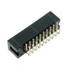 Wtyk IDC 20-stykowy kątowy do montażu na PCB, raster 2,54 mm ze złoconymi stykami, Z-WS20W