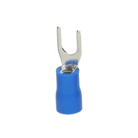 Końcówka widełkowa izolowana M4 2.5mm² - końcówka kablowa - blister 10szt