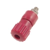 Gniazdo laboratoryjne 4mm, izolowane M5 25A czerwone