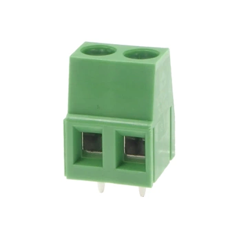 Złącze śrubowe do druku, 2 pola, raster 5mm, wysokość 14,1mm, 300V / 10A, 2,5mm², PA66, Degson DG128