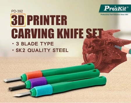 Zestaw noży do druku 3D PD-392 Proskit