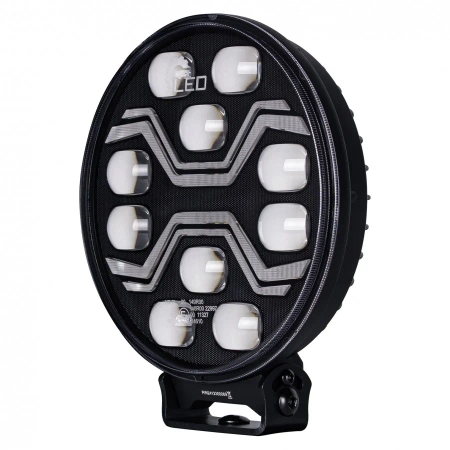 Reflektor drogowy LED samochodowy, 10 LED, 12V/24V, IP69K, L3440