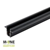Szyna magnetyczna 1-faza podtynkowa 2m czarna M-LINE
