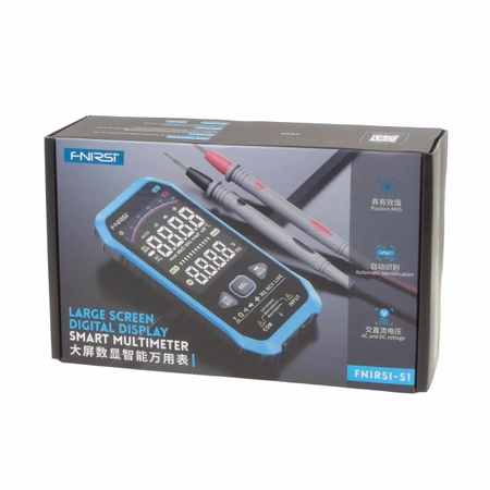 Inteligenty miernik cyfrowy z dużym wyświetlaczem, FNIRSI SMART S1