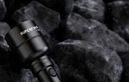 Latarka Superfire Y16, 1700 lm, 5 tryby, IP46, moc 20 W