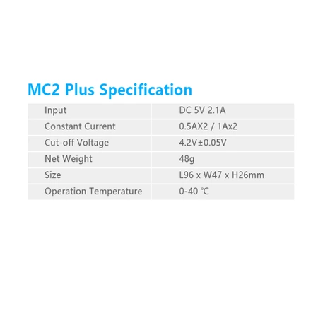 Ładowarka do akumulatorów cylindrycznych Li-ion 18650 Xtar MC2 PLUS
