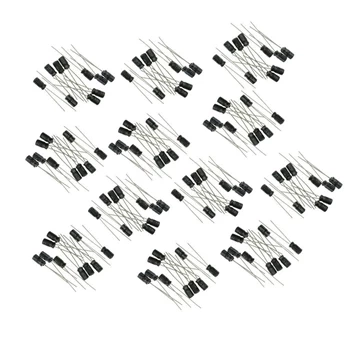 Zestaw kondensatorów elektrolitycznych 10V-50V (0.22uF-470uF) 120 sztuk