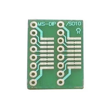 Adapter SMD SO8–SO16L na DIP8–DIP16, płytka przejściowa MS-DIP/SO10
