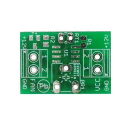 Sterownik wentylatora 12 V - termostat z regulowanym progiem - PCB do projektu AVT 1564