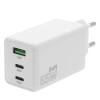 Ładowarka USB, ładowarka sieciowa USB, 2xUSB-C PD PPS QC4 65W, everActive GaN SC-655Q