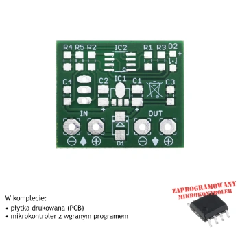 Softstart do żarówek samochodowych i nie tylko - PCB i mikroprocesor do projektu AVT 5701