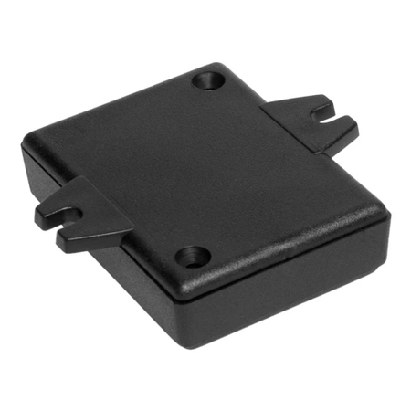 Obudowa 50x65, h=18mm czarna z mocowaniem, Z69