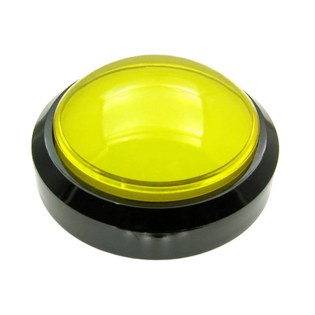 Przycisk arcade BIG Push monostabilny żółty, LED 12 V, 3 A / 250 V, PRZEL604