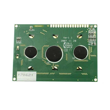 Wyświetlacz LCD alfanumeryczny 4x16, negativ blue
