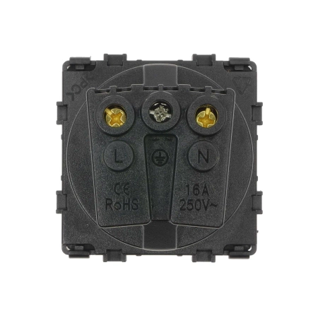 Moduł - gniazdo elektryczne Schuko - złoty - Tawoia Glass