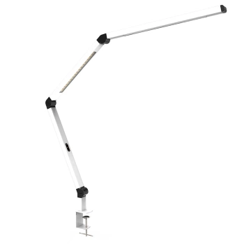 Profesjonalna lampa biurkowa LED 12W, 1 ramienna biała L003