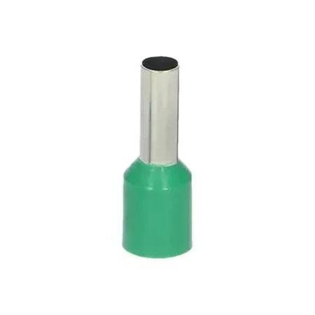 Tulejka kablowa izolowana 6mm² 12mm - końcówka tulejkowa miedziana, blister 25szt