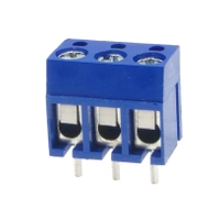 Złącze śrubowe 3 pola, raster 5, h=12.5mm