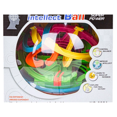 Inteligentna KULA LABIRYNT 3D - sprytna przeplatanka