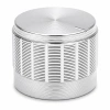 Gałka aluminiowa do potencjometru na oś 6mm - 23x17mm - srebrna - GSL23