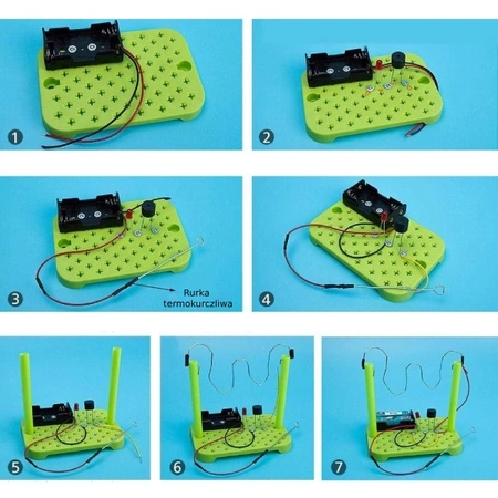 Fizyczny Zestaw Naukowy - DIY - Energia Elektryczna Gra Zręcznościowa