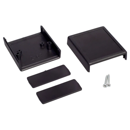 Obudowa uniwersalna Z67, 63,3 × 69,3 × 29,1 mm, ABS, czarna, Kradex