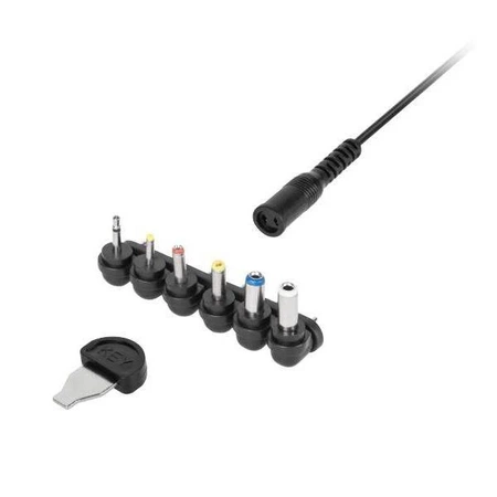 Zasilacz stabilizowany uniwersalny 600mA, regulacja napięcia: 3 / 4.5 / 6 / 7.5 / 9 / 12V