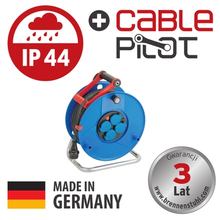 Przedłużacz bębnowy Garant 40m H05RR-F 3G2,5 *FR*