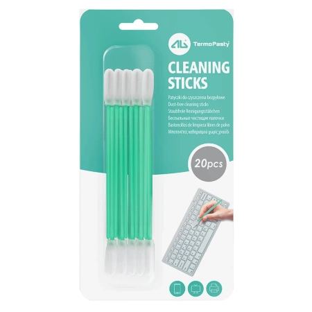 Patyczki bezpyłowe do czyszczenia 20szt - AGTermoPasty AGT-270