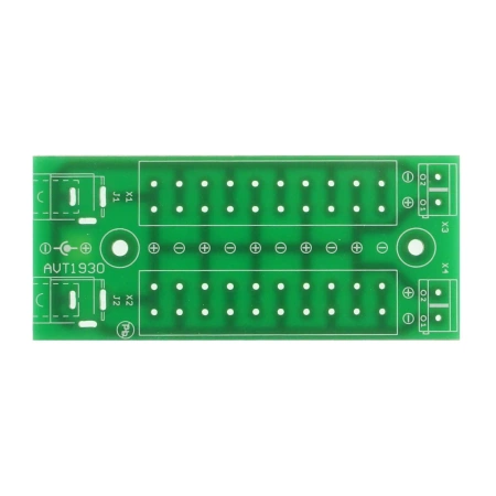 Rozdzielacz zasilania DC z gniazdami 2.1/5.5 i 2.5/5.5 - PCB do projektu AVT 1930