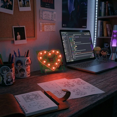 Bijące serce LED. Zestaw DIY do nauki lutowania AVT EDU620