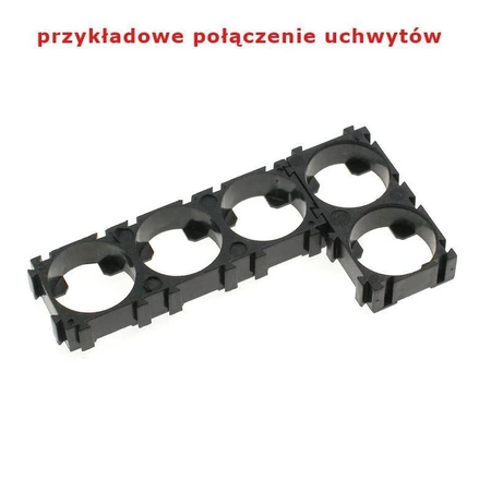 Uchwyt mocujący na 2 akumulatory 18650