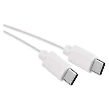 Kabel USB C-C 1m, biały, EMOS SM7027W