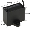 Kondensator rozruchowy do silnika 5µF 450VAC, CBB61, przewody 20 cm, 47 × 19 × 31 mm, EPERS