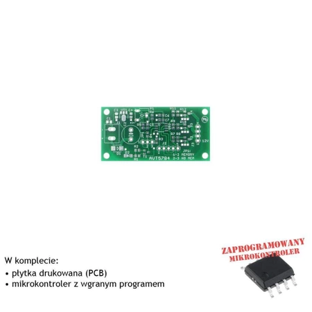 Wolnozmienny sterownik taśmy RGB, PCB i mikroprocesor do projektu AVT5784