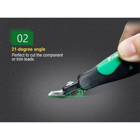 Szczypce tnące boczne obcinaczki Cu 1.6mm, 135mm, Proskit PM-30D