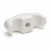 Uchwyt kabla podwójny ceramiczny biały 35x11mm Ceramic Classic Loft