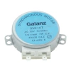 Silnik napędu talerza kuchenki mikrofalowej 30 V AC, 5/6 obr./min, wrzeciono 7 mm ścięte, typ SM-16T