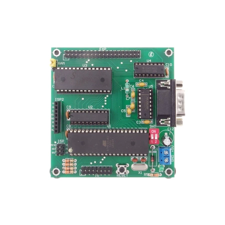 Płytka testowa kursu - zlutowany KIT AVT 3505