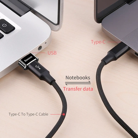 Adapter USB-C do USB-A 5A Baseuse CAAOTG-01
