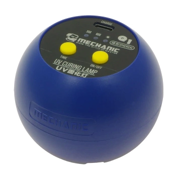 Lampa UV Q1, do klejów UV i LOCA, niebieska, kompaktowa, Mechanic