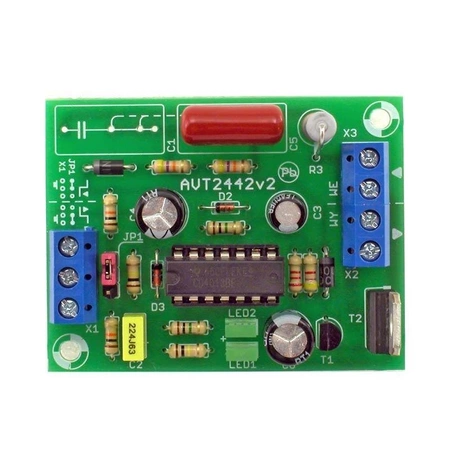 Automat schodowy 230V z wyłącznikiem czasowym - zlutowany KIT AVT 2442