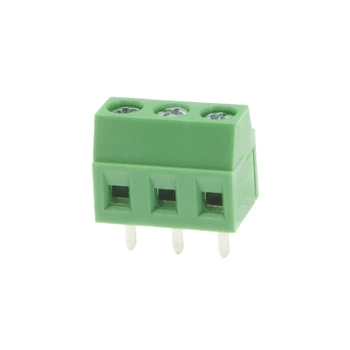 Złącze śrubowe do druku, 3 pola, raster 3,81mm, wysokość 8,6mm, 300V / 10A, 1,0mm², PA66, Degson DG381