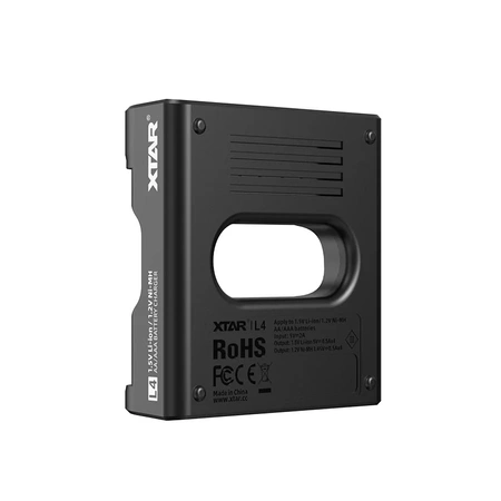 Ładowarka 4-kanałowa do ogniw AA i AAA Li-ion 1,5 V oraz Ni-MH, USB-C, Xtar L4