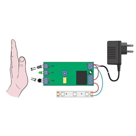 Czasowy włącznik zbliżeniowy - zlutowany KIT AVT 1980